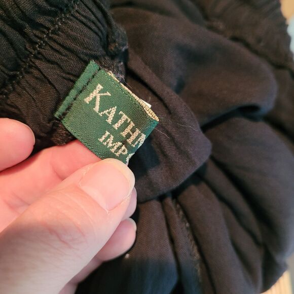 Katmandu Tie-Dye Balloon Leg Harem Pants Women's One Size S-L Rayon Hippie Boho - Picture 8 of 11